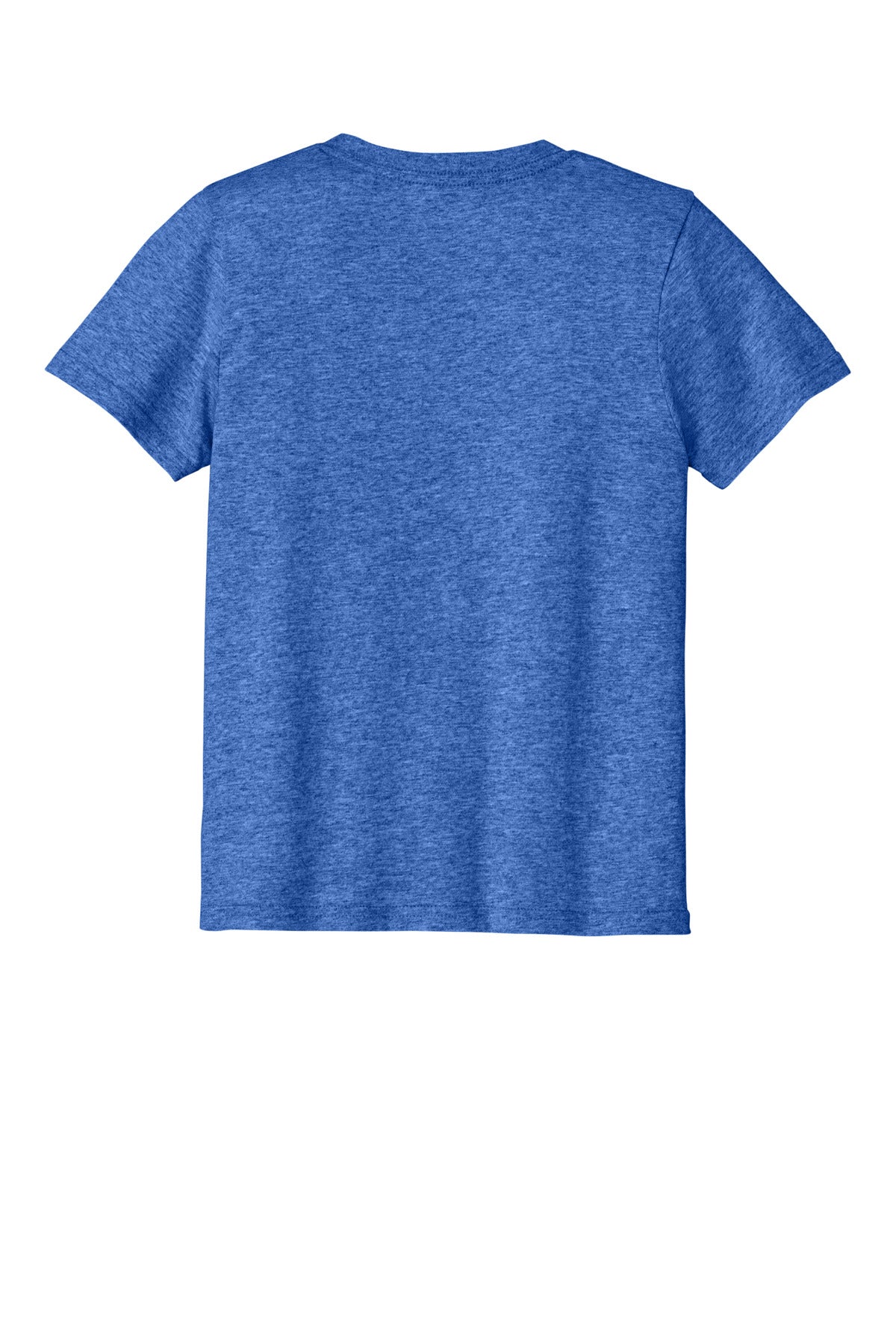 Rear View of HthrRoyal Port & Co Youth Easy Cotton Tee PC43Y