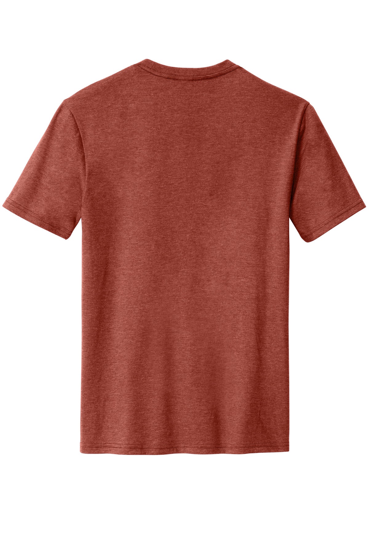 Rear View of HtrdRusset District Perfect Blend CVC Tee. DM108