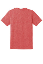 Rear View of HtrScarRed Gildan DryBlend 50 Cotton/50 Poly T-Shirt. 8000