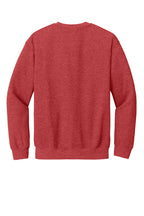 Rear View of HtrScarRed Gildan Heavy Blend Crewneck Sweatshirt. 18000