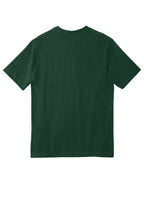 Rear View of Hunter Green Carhartt Workwear Pocket Short Sleeve T-Shirt. CTK87