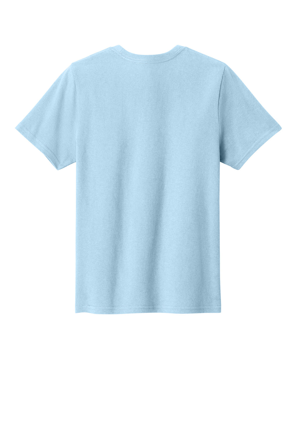 Rear View of IceBlue Port & Co Youth Easy Cotton Tee PC43Y