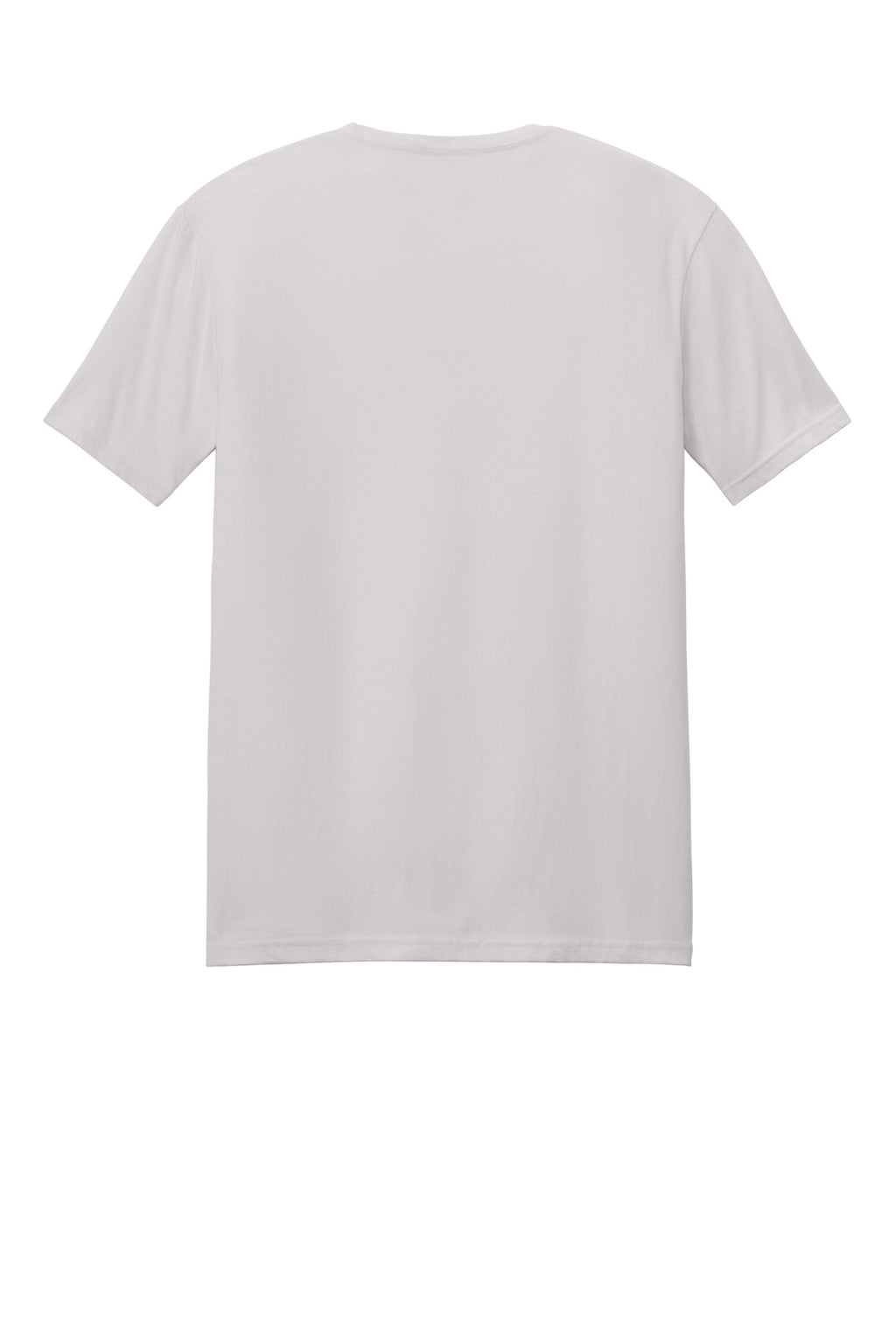 Rear View of IceGrey Gildan Softstyle T-Shirt. 64000