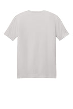 Rear View of IceGrey Gildan Softstyle T-Shirt. 64000