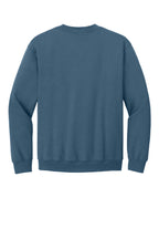 Rear View of Indigo Blue Gildan Heavy Blend Crewneck Sweatshirt. 18000