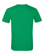 Rear View of Irish Green Softstyle® T-Shirt - 64000