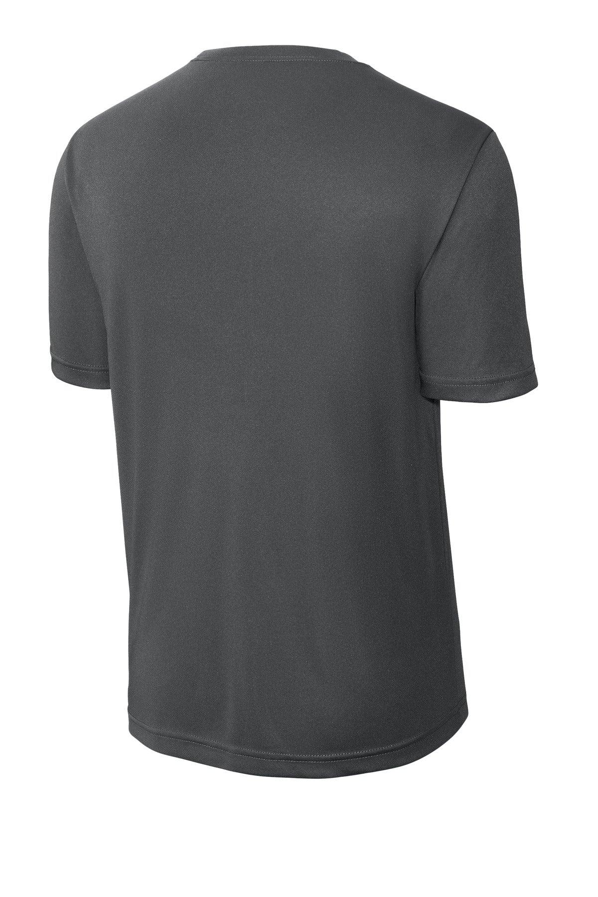 Rear View of Iron Grey Sport-Tek PosiCharge Competitor Tee. ST350