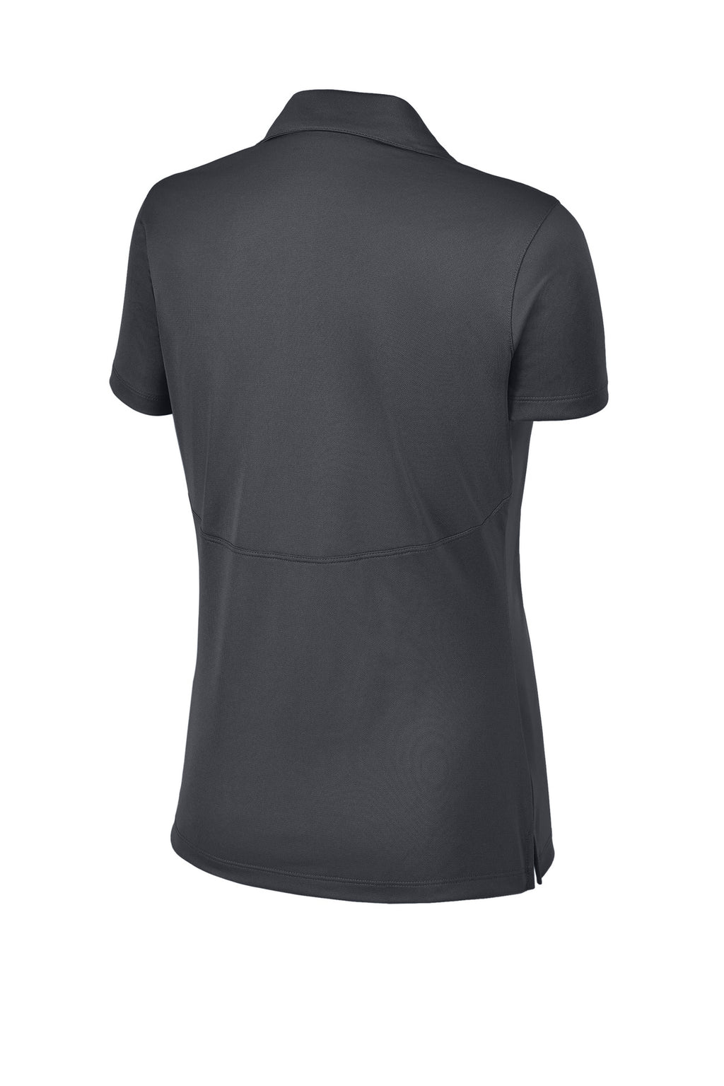 Rear View of Iron Grey Sport-Tek Women's Micropique Sport-Wick Polo. LST650