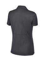 Rear View of Iron Grey Sport-Tek Women's Micropique Sport-Wick Polo. LST650