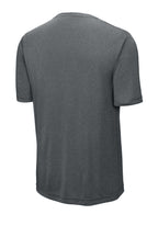 Rear View of IronGreyHt Sport-Tek PosiCharge Competitor Tee. ST350