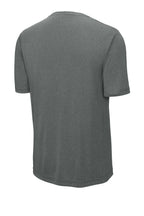 Rear View of IronGreyHt Sport-Tek PosiCharge Competitor Tee. ST350