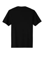 Rear View of Jet Black District Perfect Weight Tee. DT104