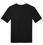 Rear View of Jet Black District Perfect Weight Tee. DT104