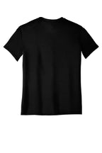 Rear View of Jet Black Port & Co Youth Performance Tee. PC380Y