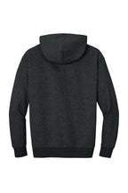 Rear View of JetBlackHt District V.I.T. Heavyweight Fleece Hoodie DT6150