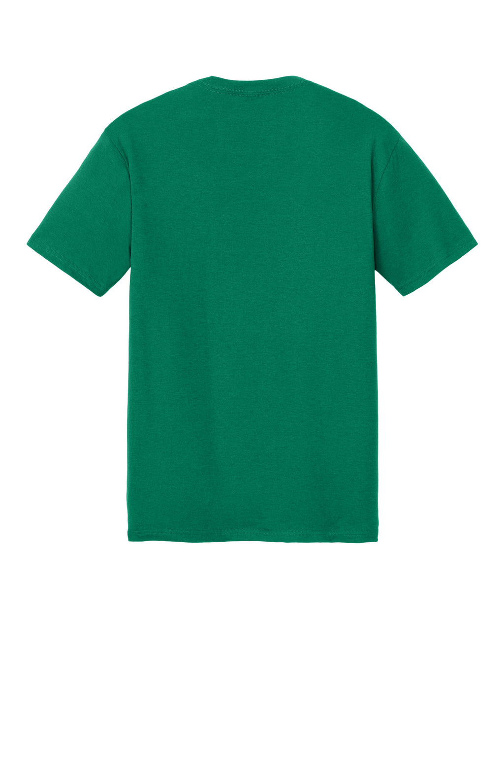 Rear View of JewelGreen District Perfect Tri Tee. DM130