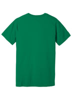 Rear View of Kelly BELLA+CANVAS Unisex Jersey Short Sleeve Tee. BC3001