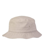 Rear View of Khaki Bucket Hat - 2050