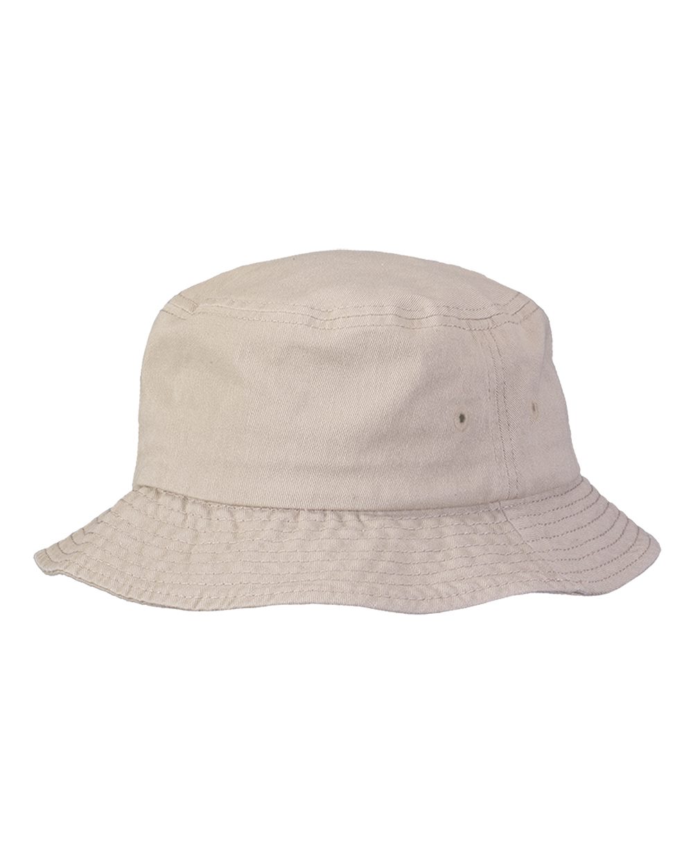 Rear View of Khaki Bucket Hat - 2050