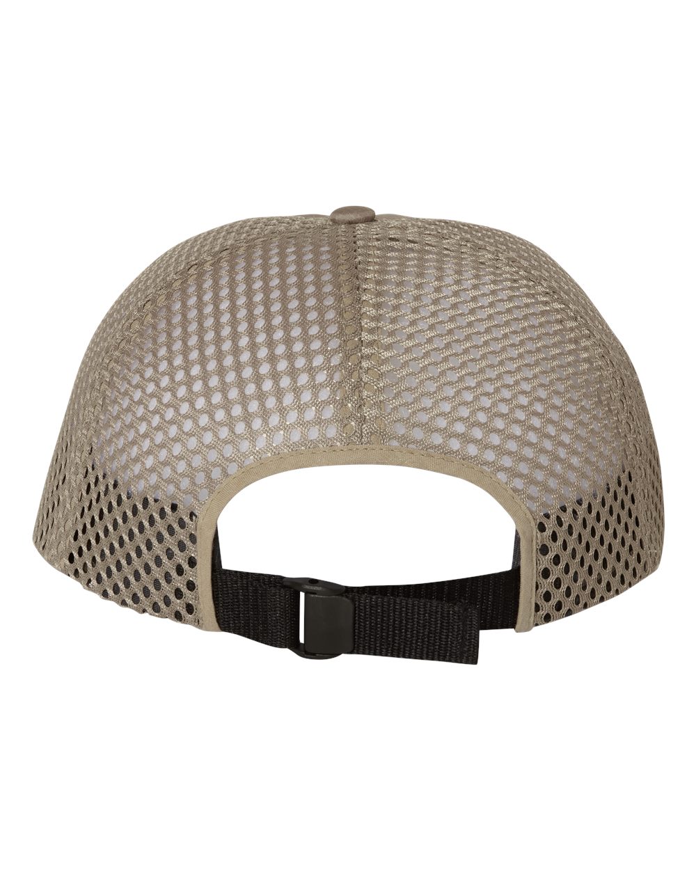 Rear View of Khaki Rogue Wide Set Mesh Cap - 935