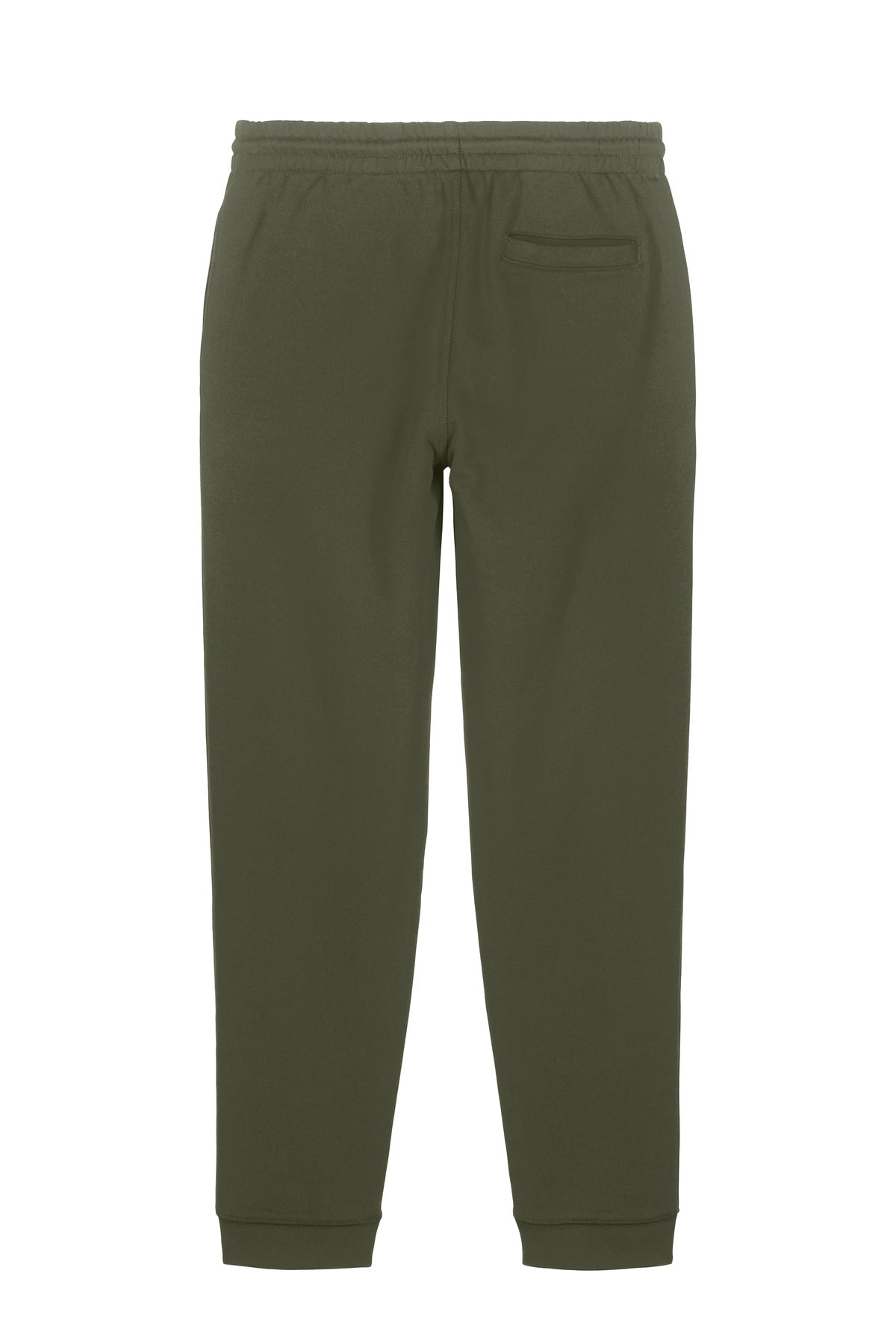 Rear View of KhakiGreen Stanley/Stella Unisex Flyer Jogger SXU006