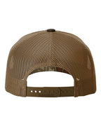 Rear View of Kryptek Highlander/ Buck Five-Panel Printed Trucker Cap - 112PFP