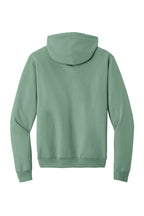 Rear View of LaurelGrn Port & Co Core Fleece Pullover Hooded Sweatshirt. PC78H