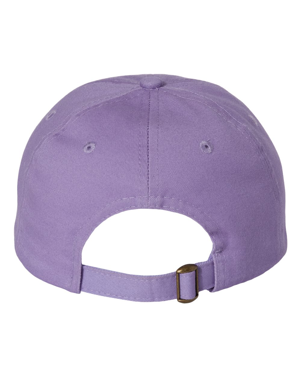 Rear View of Lavender Bio-Washed Classic Dad Hat - VC300A