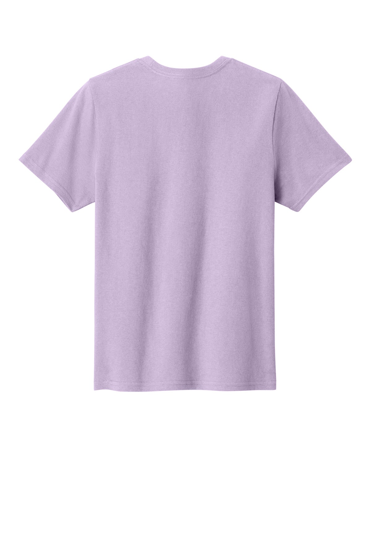 Rear View of Lavender Port & Co Youth Easy Cotton Tee PC43Y