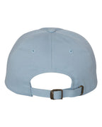 Rear View of Light Blue Classic Dad Hat - 6245CM
