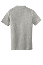Rear View of Light Graph Tw New Era Heritage Blend Crew Tee. NEA100