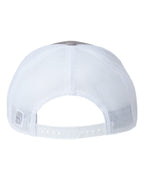 Rear View of Light Grey/ Black Everyday Rope Trucker Cap - GB452R