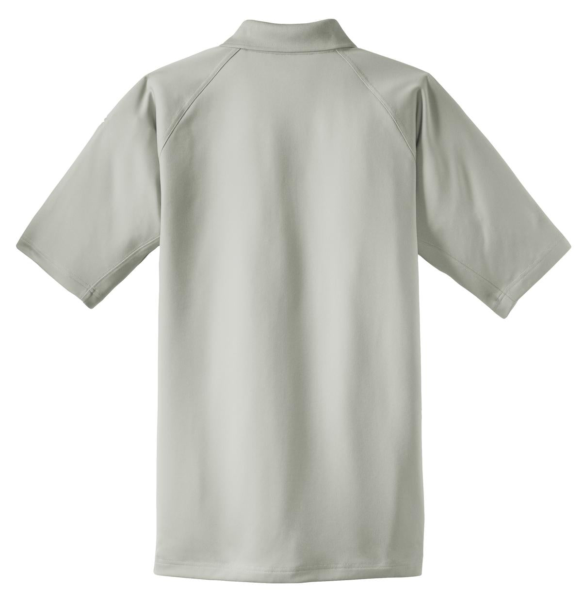 Rear View of Light Grey CornerStone - Select Snag-Proof Tactical Polo. CS410