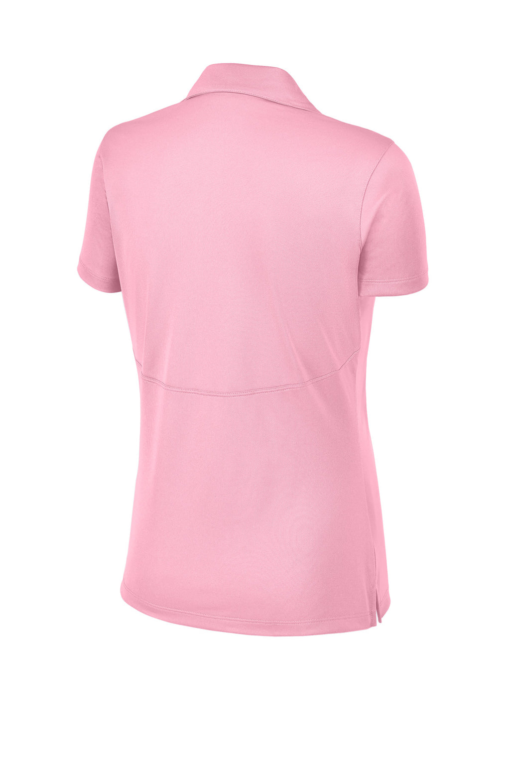 Rear View of Light Pink Sport-Tek Women's Micropique Sport-Wick Polo. LST650