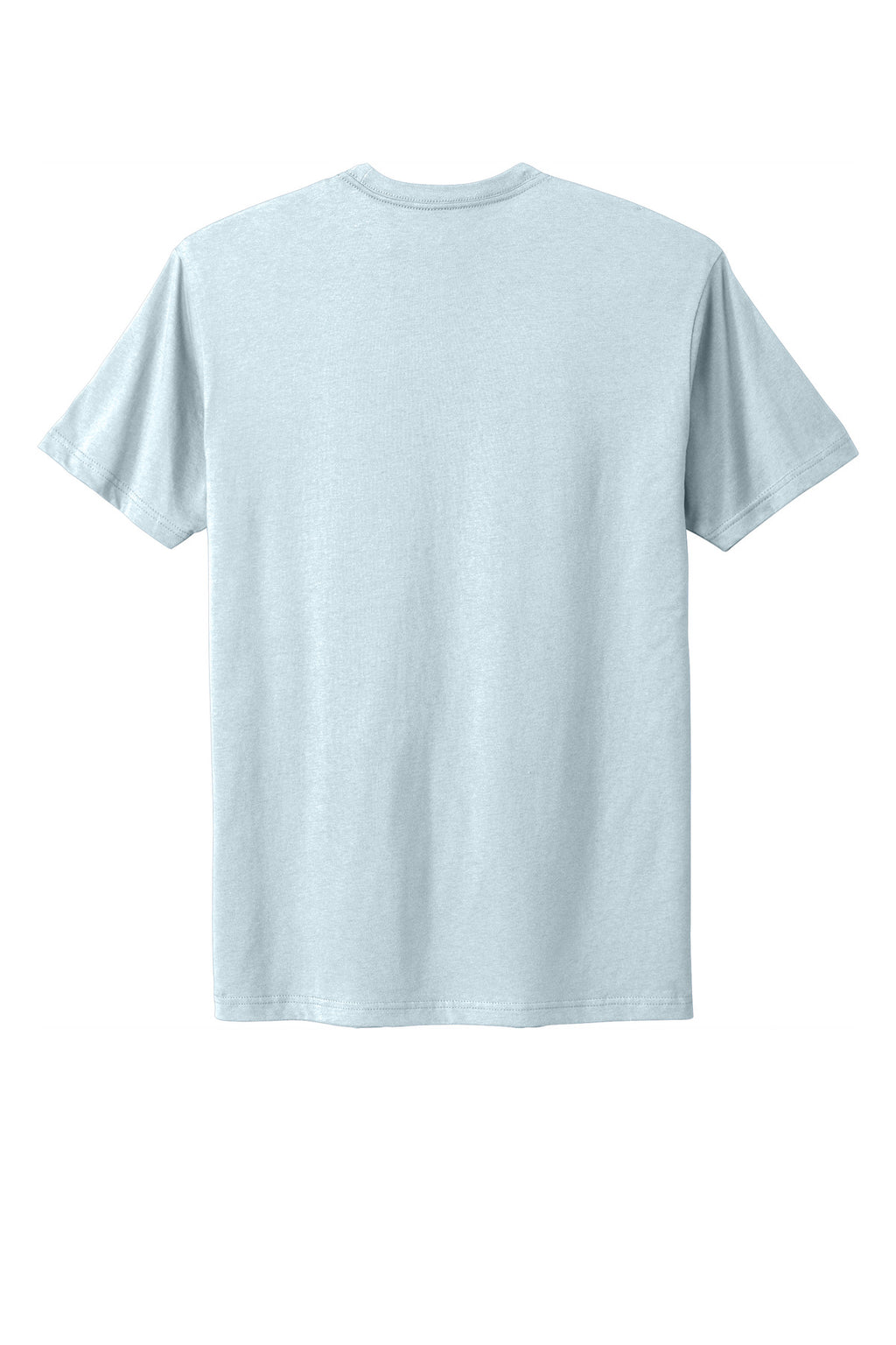 Rear View of LightBlue Next Level Apparel Adult Cotton Tee. NL3600