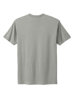 Rear View of LightGray Next Level Apparel Adult Cotton Tee. NL3600