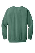Rear View of LightGreen COMFORT COLORS Ring Spun Crewneck Sweatshirt. 1566