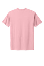 Rear View of LightPink Next Level Apparel Adult Cotton Tee. NL3600