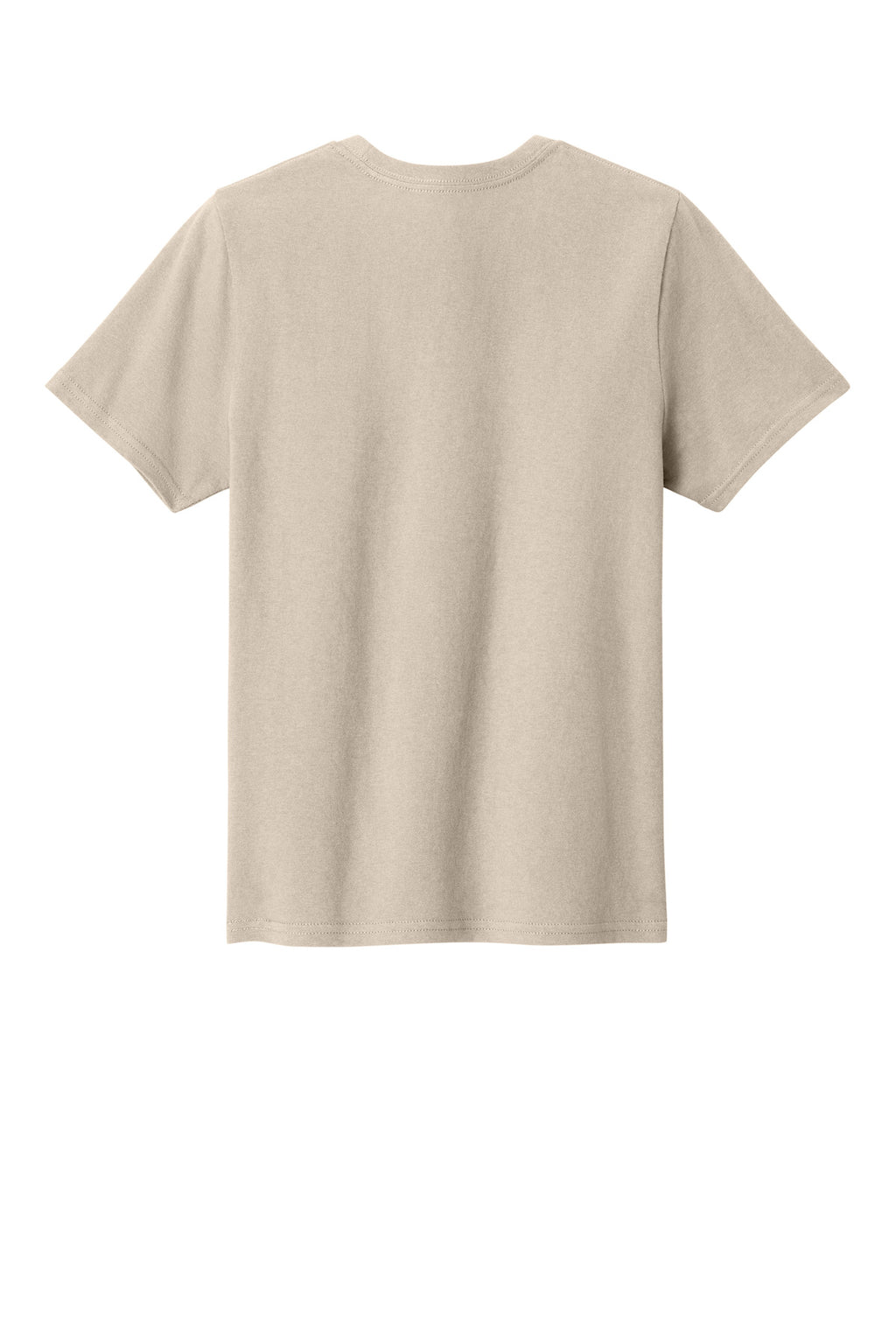 Rear View of LightSand Port & Co Youth Easy Cotton Tee PC43Y