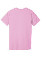 Rear View of Lilac BELLA+CANVAS Unisex Jersey Short Sleeve Tee. BC3001