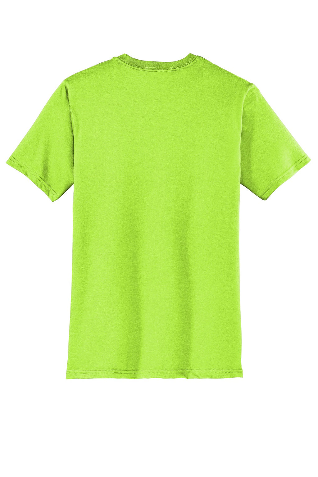 Rear View of Lime Shock District Very Important Tee . DT6000