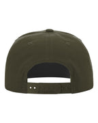 Rear View of Loden/ Amber Gold Umpqua Snapback Cap - 256
