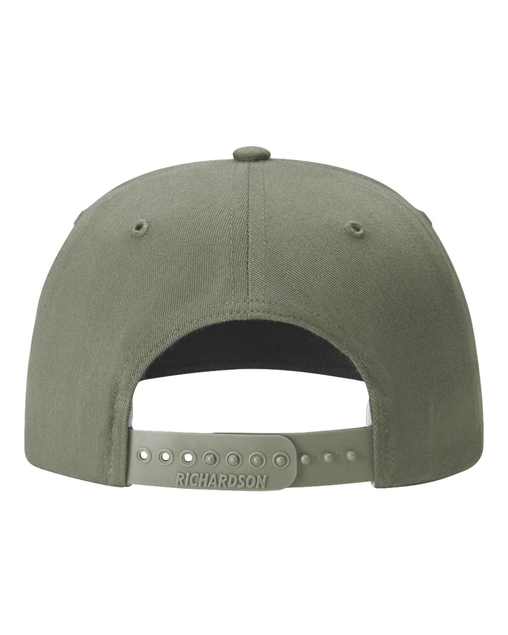 Rear View of Loden Twill Back Trucker Cap - 312