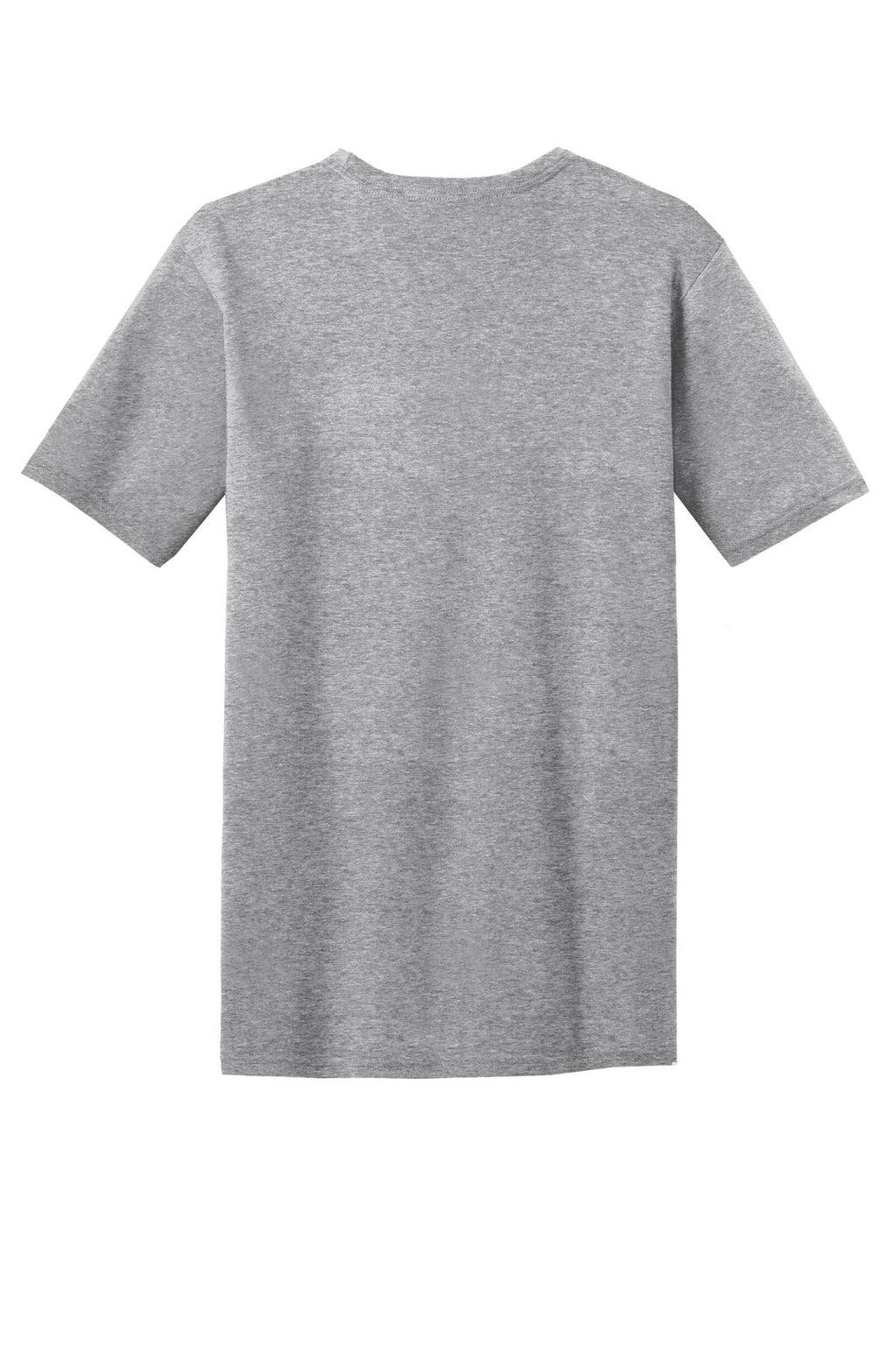 Rear View of Lt Hthr Grey District Very Important Tee with Pocket. DT6000P