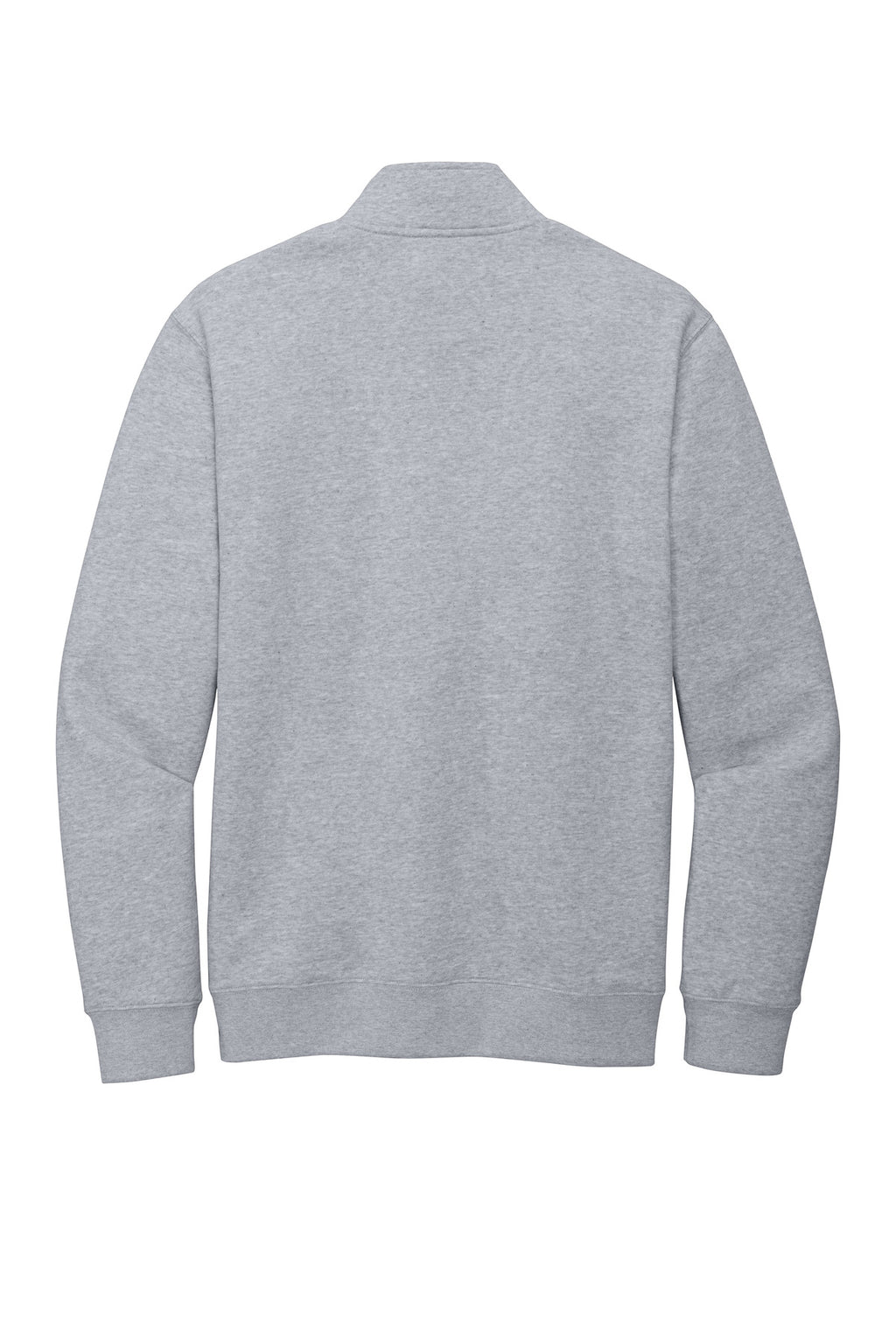 Rear View of Lt Hthr Grey District V.I.T. Fleece 1/4-Zip DT6106