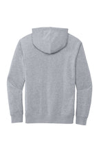 Rear View of Lt Hthr Grey District V.I.T. Fleece Hoodie DT6100