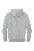 Rear View of LtHtGry District V.I.T. Heavyweight Fleece Hoodie DT6150