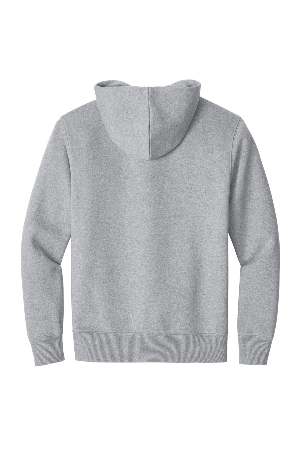Rear View of LtHtGry District V.I.T. Super Heavyweight Fleece Hoodie DT6600
