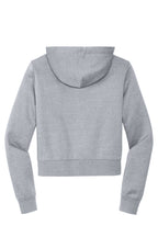 Rear View of LtHtGry District Women's V.I.T. Fleece Full-Zip Hoodie DT6103