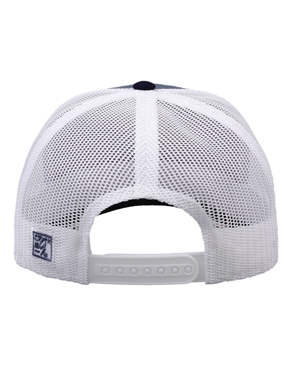 Rear View of Marine Blue/ Navy/ White Everyday Trucker Cap - GB452E